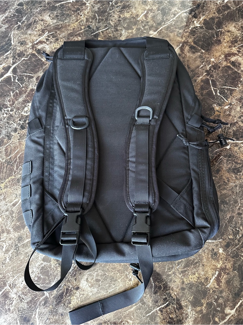 Tactical Black Everyday Backpack - Durable Carry - Picture 3 of 11